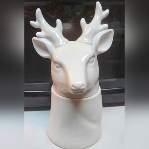 Bee & Willow Vail Reindeer Cookie Jar 10.5" tall